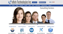 Desktop Screenshot of ebytetechnologies.com